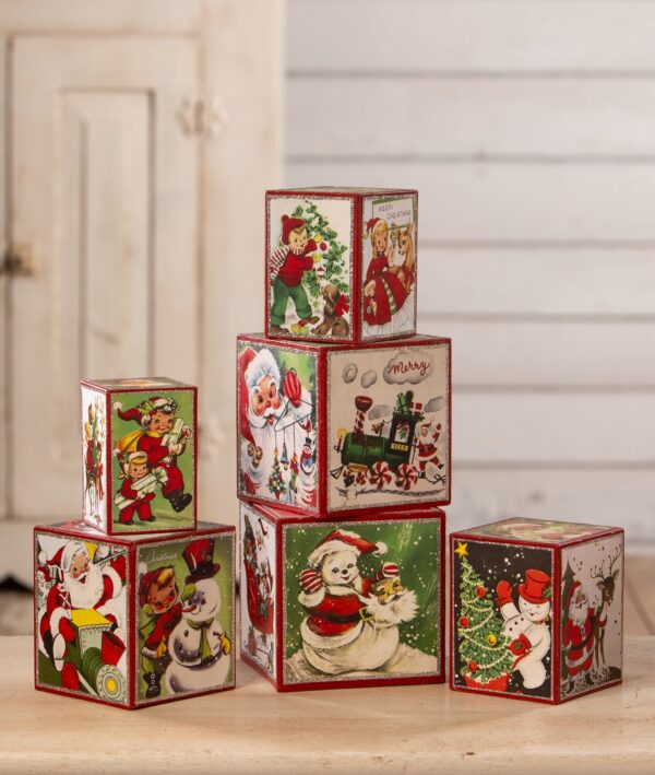 Retro Christmas Blocks